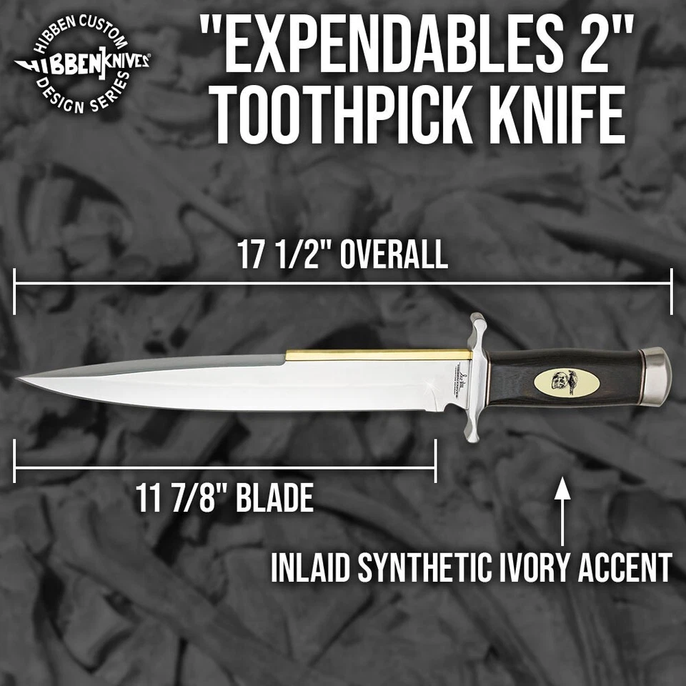 Зубочистка Gil Hibben Expendables II | ножны в комплекте | общий размер 17 1/2 дюйма - Изображение 2 из 4