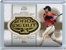 2019 Topps Pro Debut Joey Bart Distinguished Debut Medallion #73/99 - Giants