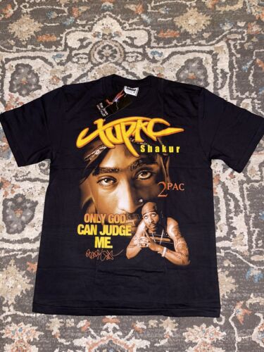 ☑️Tupac Shakur - Only God Can Judge Me - F/B Design - Size 