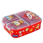Paw Patrol Boy Kids Childrens Multi Compartment Sandwich Travel Lunch Box