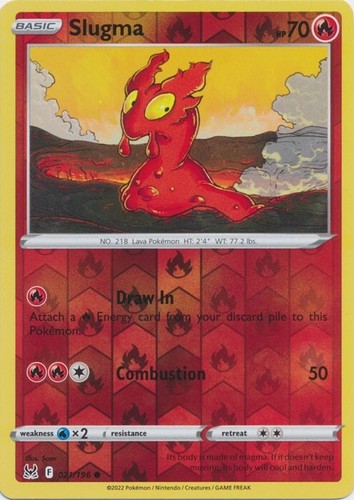 slugma pokemon card value Slugma Pokemon TCG Card 021/196