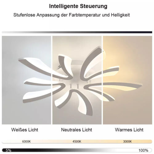 3-Farbige Dimmbar LED Deckenleuchte Decken-Lampe Küchen Wohnzimmer Esszimmer DE - Bild 7 von 22