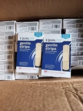 Case of 24 Equaline Heavy Duty Strong Strips Adhesive Bandages New 240 Total