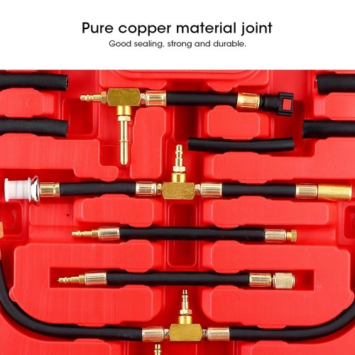 Universal Fuel Injection Gauge Pressure Tester Test Kit Car System Pump Tool Set - Picture 10 of 12