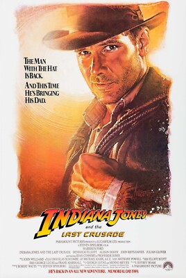 Indiana Jones The Last Crusade ポスター 1989 Indiana Jones And The Last Crusade Movie Poster 11X17