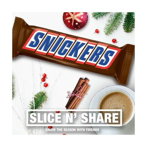 Snickers Giant Candy Bar 1lb Slice n' Share Milk Chocolate Sweet Delicious Treat - Picture 5 of 8
