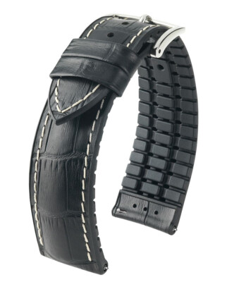  HIRSCH PERFORMANCE KALBSLEDER UHRENARMBAND WASSERFEST GEORGE 18,20,22,24mm de