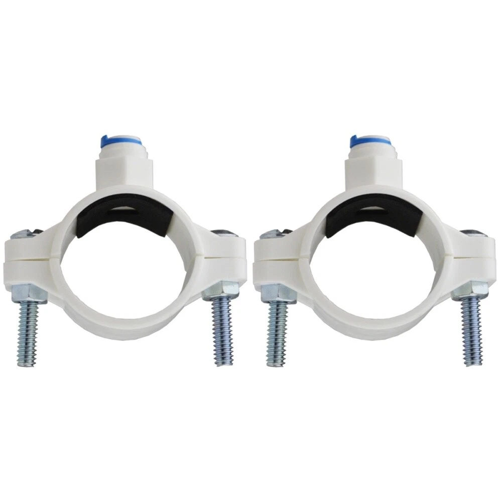 2x Water Saddle Clamps Drain Saddle Clamp Water Filters Clamp