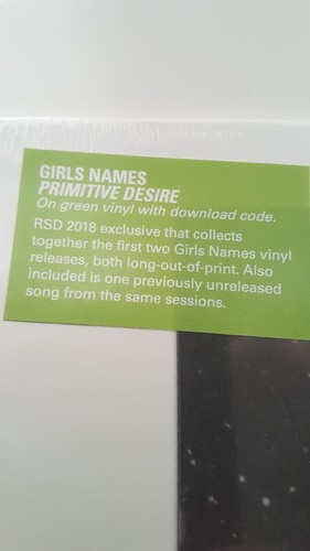 Girls Names Primitive Desire (Vinyl) 12" Album Coloured Vinyl (*NEW*) - Picture 3 of 5