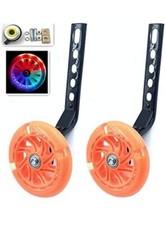 a Pair of Children'S Bicycle Riding Flash Silent Training Wheels, Suitable for 1