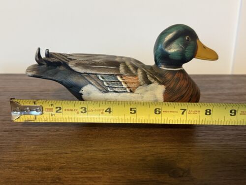 Hand Carved & Painted Wooden Duck Made In The Philippines - Picture 10 of 10