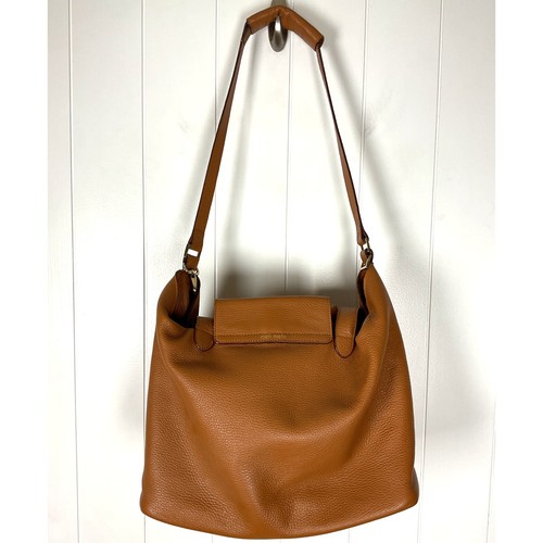 Meli Melo Thela Carmel Color Pebbled Leather Large Size Bag Purse - Picture 6 of 11