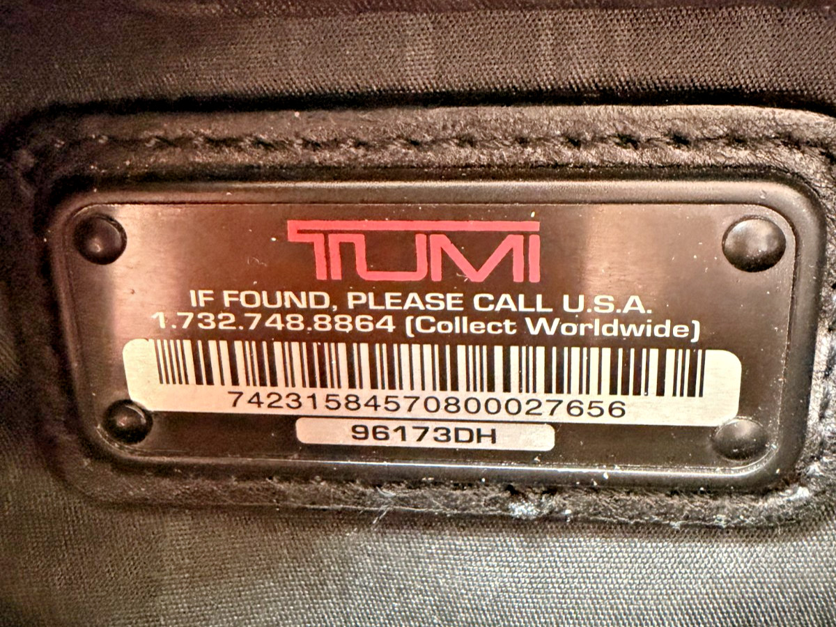 TUMI Alpha Backpack 100% Leather Model 96173dh - image 2