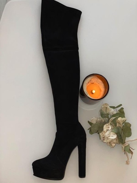 Women Casadei Boots Black 37.5