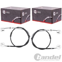 2X A.B.S. Handbremsseile Hinten Passend FüR Fiat 500L Scheibenbremse Links+Recht