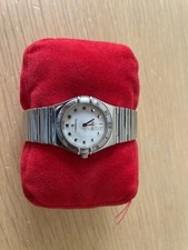 OMEGA Constellation Silver Woman’s Watch Ref 1571.71.00 Genuine Box And Papers