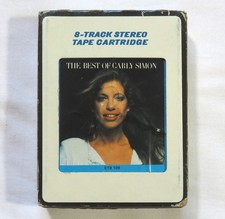 The Best Of Carly Simon 1975 8 Track Tape Stereo Cartridge USA Elektra