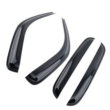 Rain Guard Window Visor Vent For Nissan Xterra 05-16 Front Rear 4pcs Black Rain Guard Window Visor Vent For Nissan Xterra 05-16 Front Rear 4pcs Black