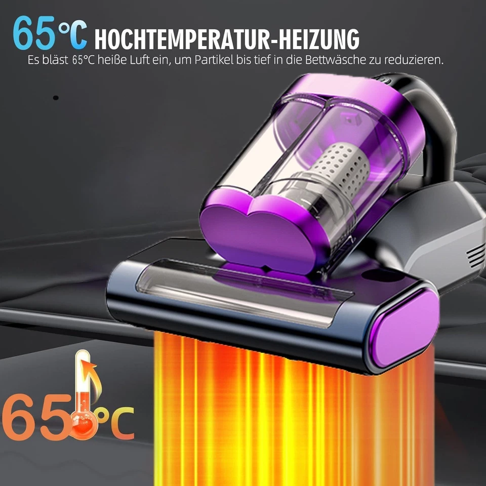 Milbensauger für Matratzen, Milbenstaubsauger mit UV-C Licht - Bild 4 von 4