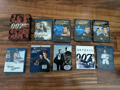 James Bond 007 14 Movie DVD & Blu-ray Set **READ DESCRIPTION**