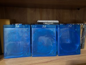 2 Triple / 6-Disc Blu Ray Replacement Cases + 4K Single/Double