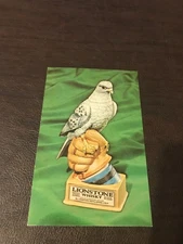 UNPOSTED POSTCARD - LIONSTONE WHISKY - THE PEREGRINE FALCON