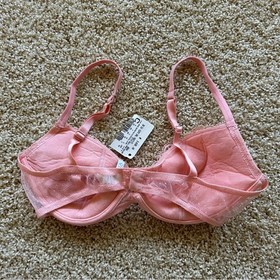 La Perla Blush Pink Lace Underwire Bra 36B | NWT | Made in Italy