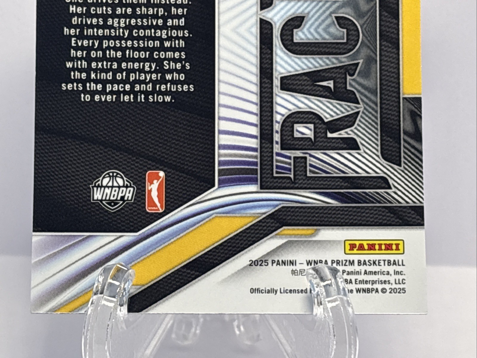 2025 Panini Prizm WNBA Hailey Van Lith Fractal RC Chicago Sky #15 thumbnail 7