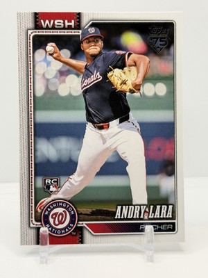 2026 Topps Andry Lara RC #36 Washington Nationals