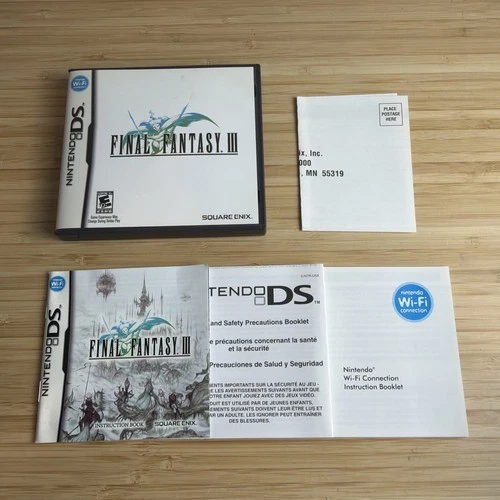 Final Fantasy III (Nintendo DS, 2006) CIB! Free Shipping!