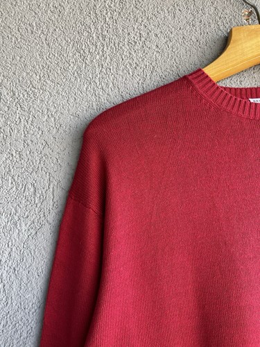 Maglione maglia cotone rosso Brunello Cucinelli uomo taglia 54 - Foto 7 di 20