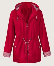 Sportliche Damen Long Jacke / Streifenprint /...