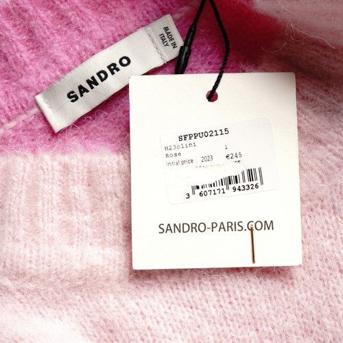 Suéter para mujer Sandro Paris talla 1/S SFPPU02115 hecho en Italia PVP: 245 euros - Imagen 5 de 8
