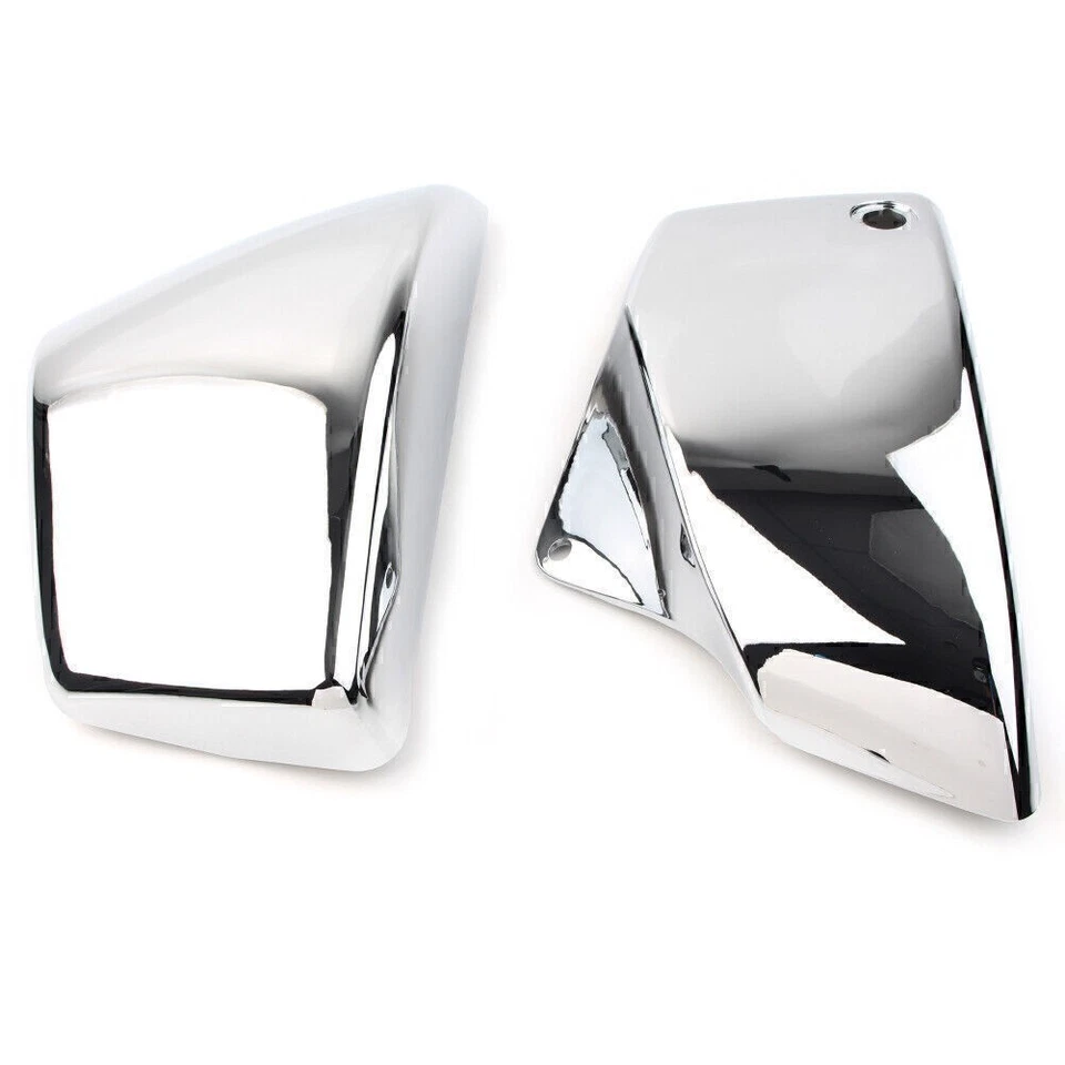 Battery Side Cover For Honda VT 1100 Shadow / Spirit / Sabre 1999-2008 Chrome - Imagem 3 de 4
