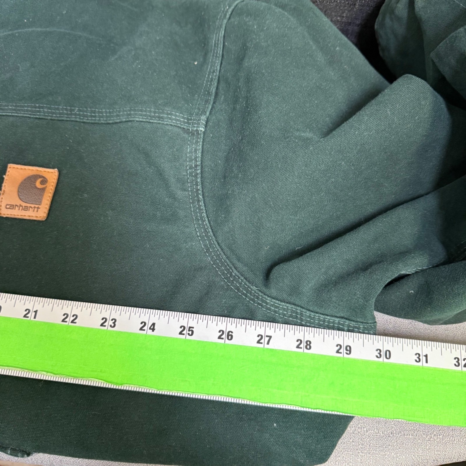 Carhartt C61 SPC Spruce Green Mens 2XL R Sherpa Lined Work  Jacket Canvas Chore thumbnail 9