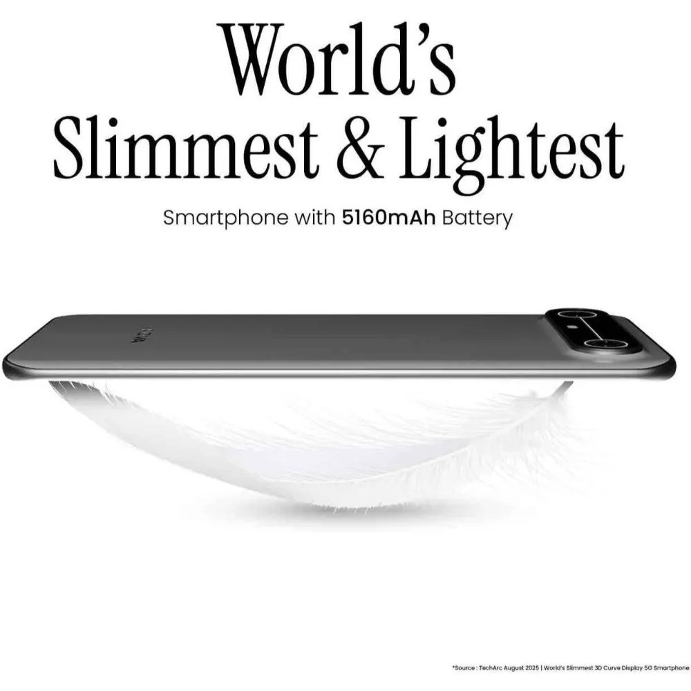 Tecno Pova Slim 5G Smartphone 8GB RAM 128GB Slim Black Global
