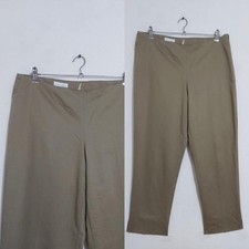 Women Peter Hahn trousers grey cotton 42/XL/50