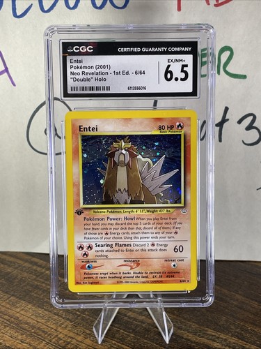 Entei (1st Edition) graded CGC 6.5 for sale on eBay