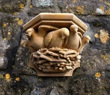 THE TUDOR GATE Huddled Doves  in Farren Stone Fine Quality Gothic