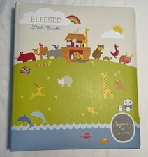 Hallmark Blessed Little Bundle Baby Album Noah Ark Animals Birth to 5 Years New