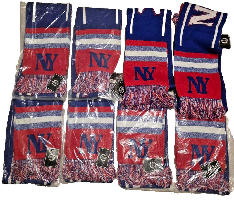 8 New York Fringed Knit Scarf Winter Neck - Double Sided Scarf One Size 70" Long