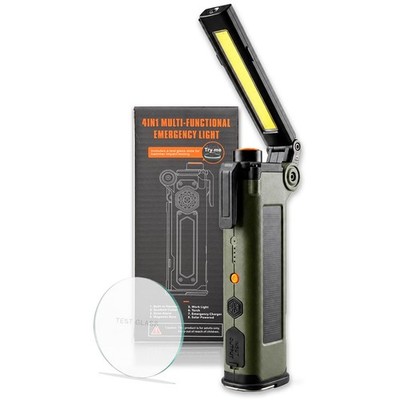 AutoManiacs All-in-1 Car Safety Tool, Solar Rechargeable Window Breaker &...