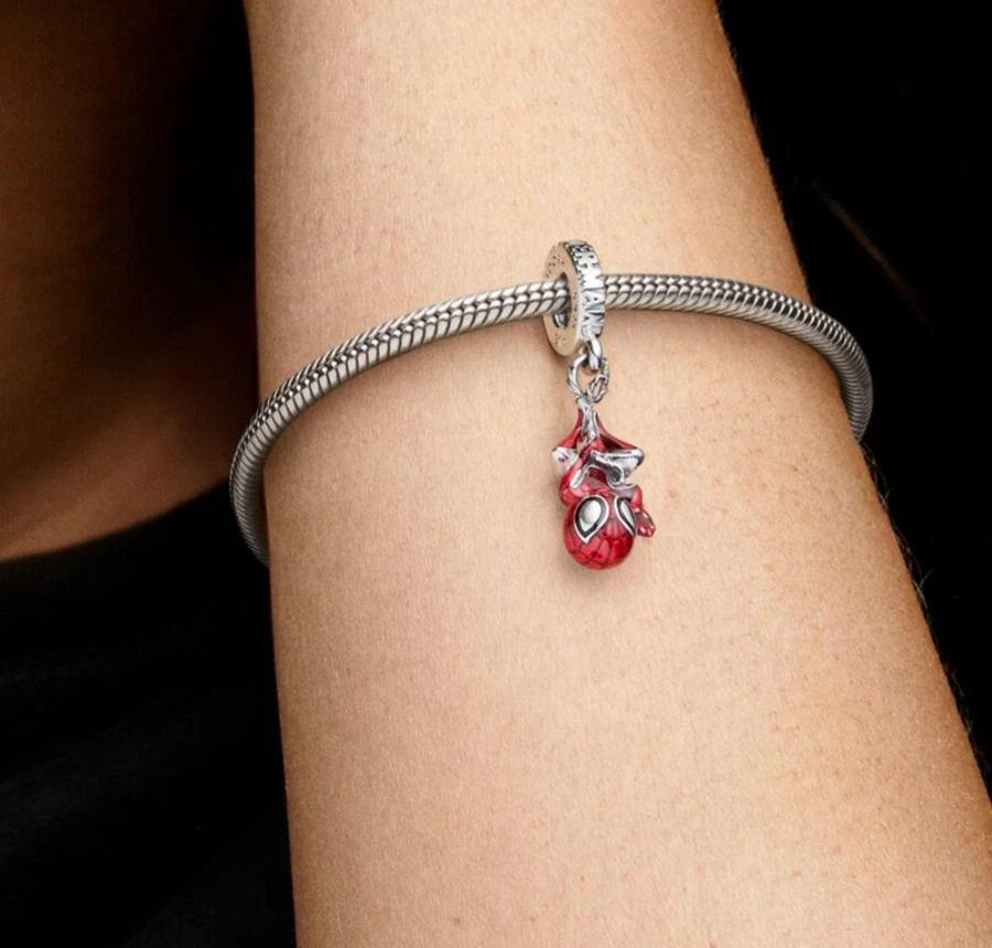 Pandora x Marvel Hängender Spider-Man Charm-Anhänger ( 792323C01 ) - Bild 4 von 4