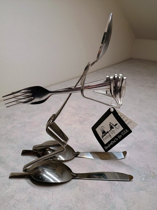 Forked Up Art Downhill Skier 