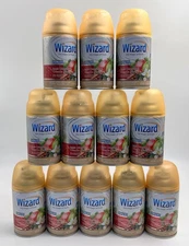 12 Wizard Automatic Spray Refills Apple Cinnamon & Vanilla Bean 5 oz.