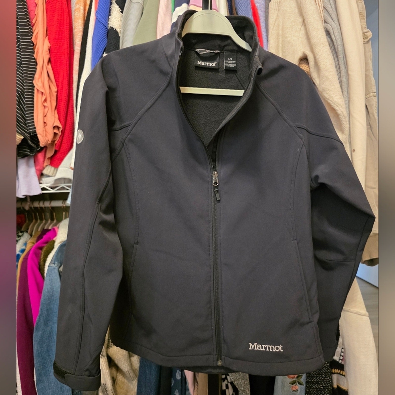 Marmot Black Gravity Softshell Jacket Size LARGE - image 2