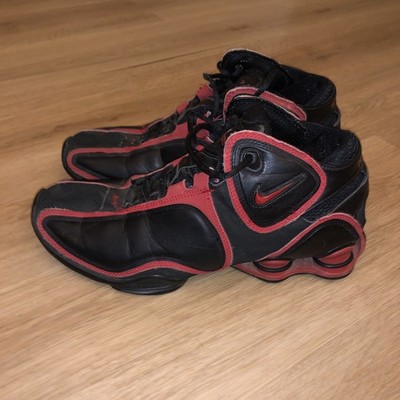 Nike Shox Bounce Flight 2006 Basketball Red Black Shoes Mens Size 9 313703-002