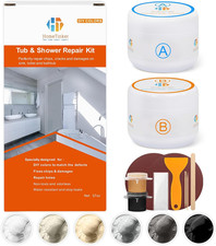 Tub, Tile and Shower Repair Kit Color Match , 3.7Oz Fiberglass Repair Kit, Porc