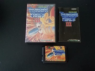 Import Sega Mega Drive Thunder Force III CIB Japan Japanese US SELLER Technosoft