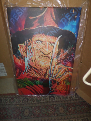 Robret Englund Freddy K 24x36 Stretch Canvas